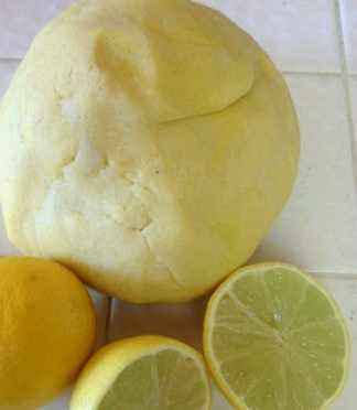 plastilina de limón