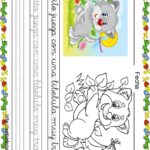 Fichas de lectoescritura para niños: Lobo y libélula