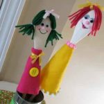 Manualidad infantil: Marionetas con cucharas