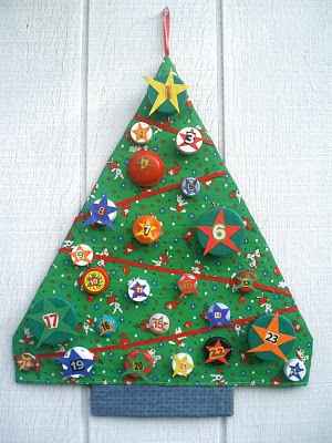 rellenables MC Trend Calendario de Adviento Árbol Árbol de Navidad de Yute Textil DIY 