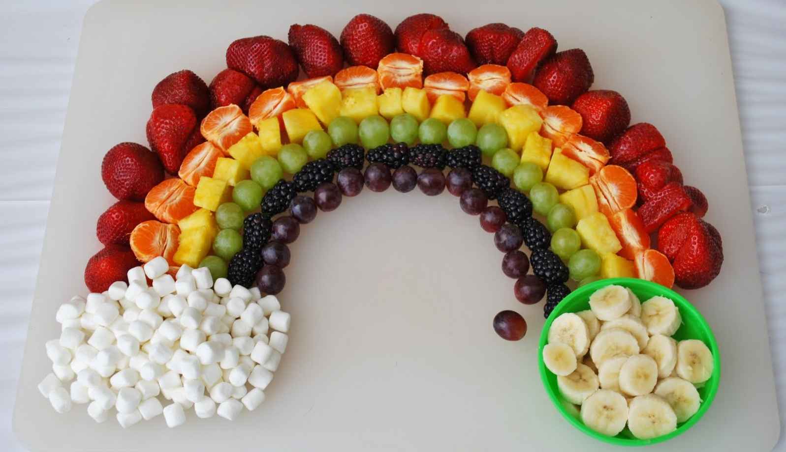 arcoiris de frutas