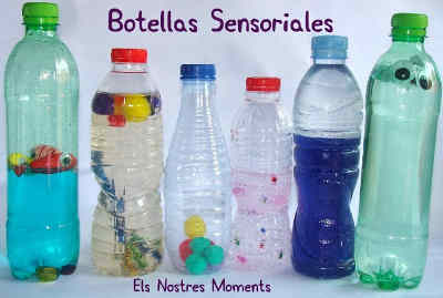 Qué son las botellas sensoriales? infantil
